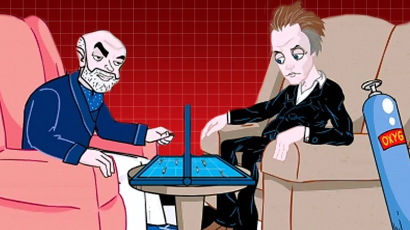 Christopher Walken & Sean Connery play “BATTLESHIP”